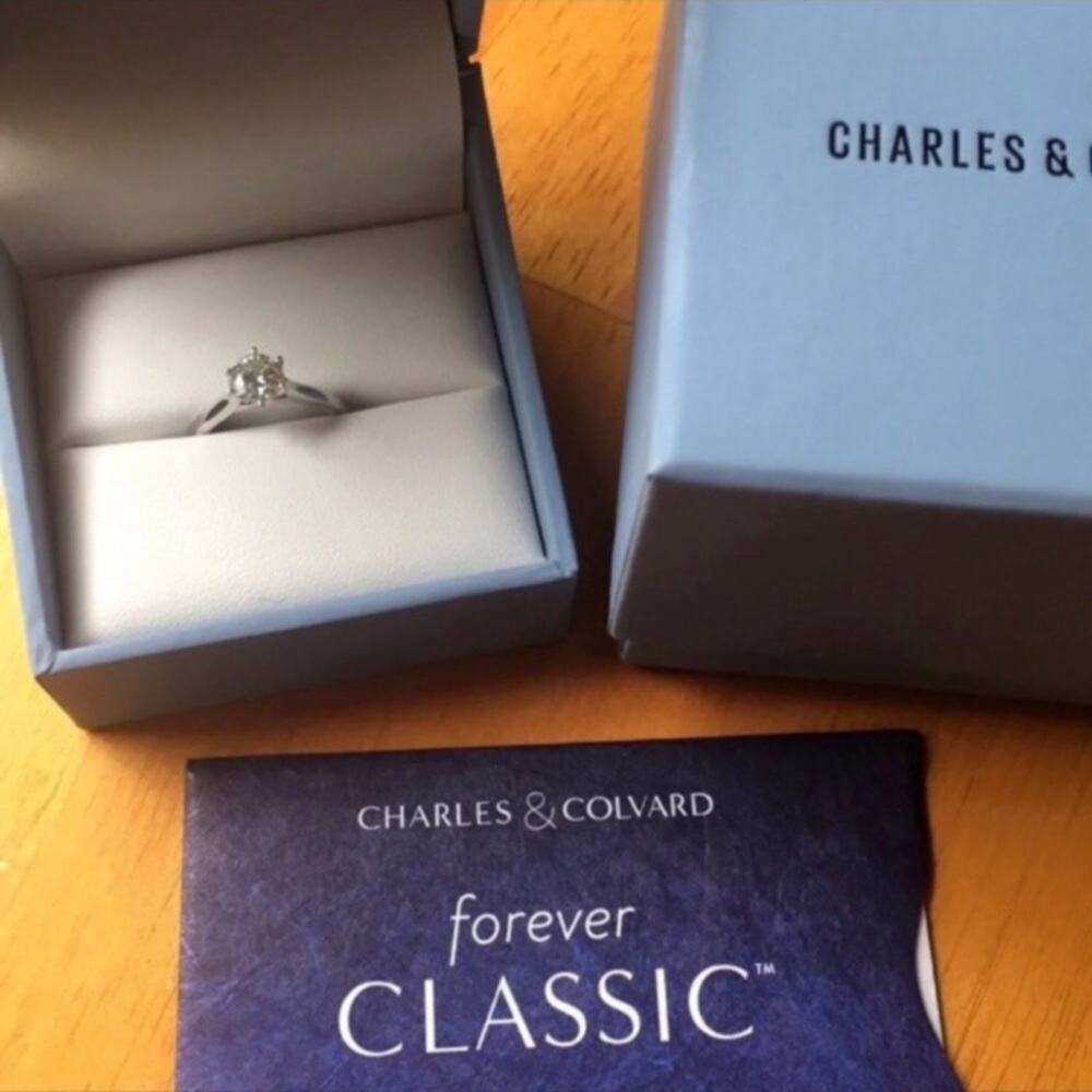 Charles and Colvard Moissanite Ring